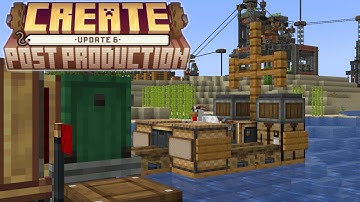 Postboxes + Boat Trains = GENIUS Item Transport | Create Mod Update 6