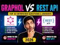 GraphQL vs. REST API Developer Interview Questions and Answers | Top 20 Q&A | 2026 |Senior Developer