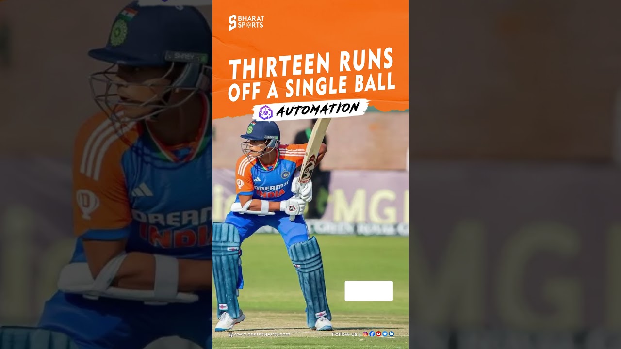 13 runs per ball.. First in T20 history  | Sports News English | Bharat Sports