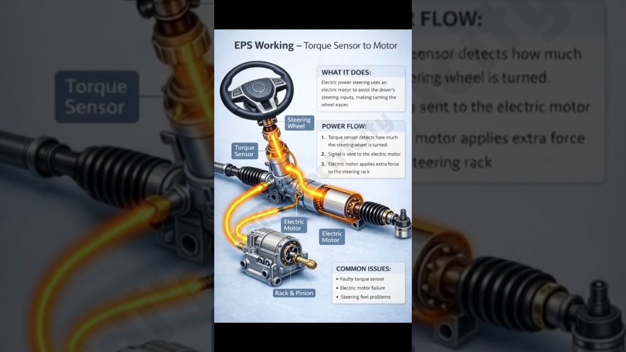 How Electric Power Steering Actually Works! (EPS Explained) 