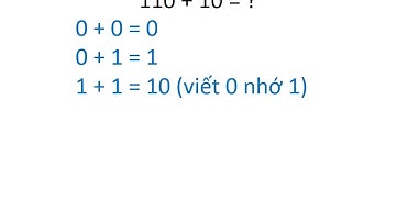 Cộng 2 số nhị phân