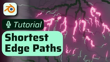 Shortest Edge Paths + Custom FX in Blender | Geo Nodes Tutorial