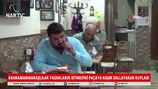 Kahramanmaraşlilar Yasaklarin Bi̇tmesi̇ni̇ Paçaya Kaşik Sallayarak Kutladi