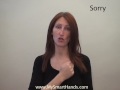 sorry - ASL sign for sorry