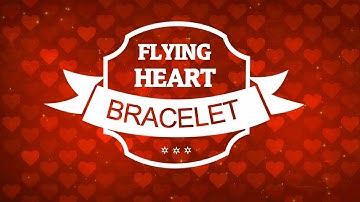 Flying Heart Bracelet for Valentines | Macrame School