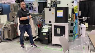 Plastics Processing Line Of Nasopharyngeal Swab Sticks Used For COVID Testing | MD&M West 2021 Plastics Processing Line Of Nasopharyngeal Swab Sticks Used For COVID Testing | MD&M West 2021