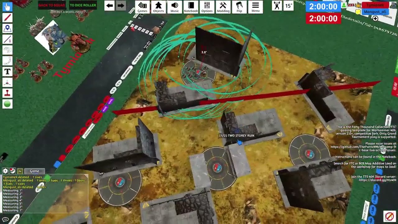 Warhammer 40k TTS - Emperor's children vs World Eaters