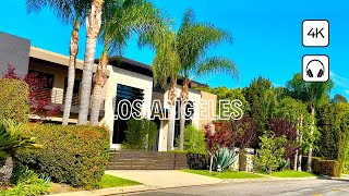 Sunny LA Drive 🇺🇸 | Brentwood to Tiger Tail Rd | Beautiful View of Los Angeles 🌴 4K