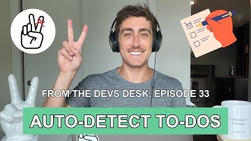 Auto-Detect Verbs For *Things* You Need To Do in Twos App | From The Dev