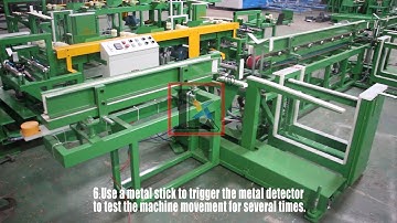 [LX Machinery] How to operate LX Round Pipe non-scratching unloading machine for polishing machine