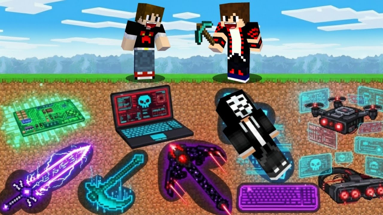 ماين كرافت ولكن اكتشفنا كنز الهكر الخطير !!؟ 🔥😱