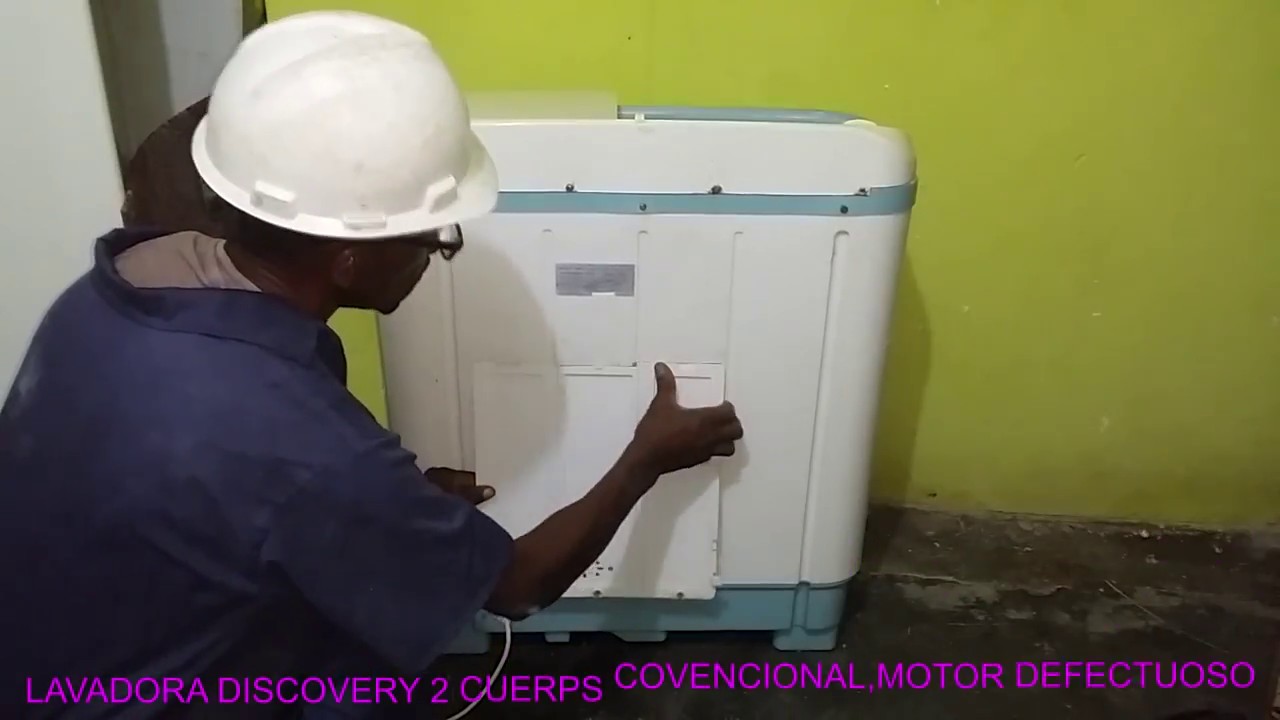 LAVADORA DISCOVERY 2 TINAS,¿NO CENTRIFUGA?  ¿COMO SE REPARA?