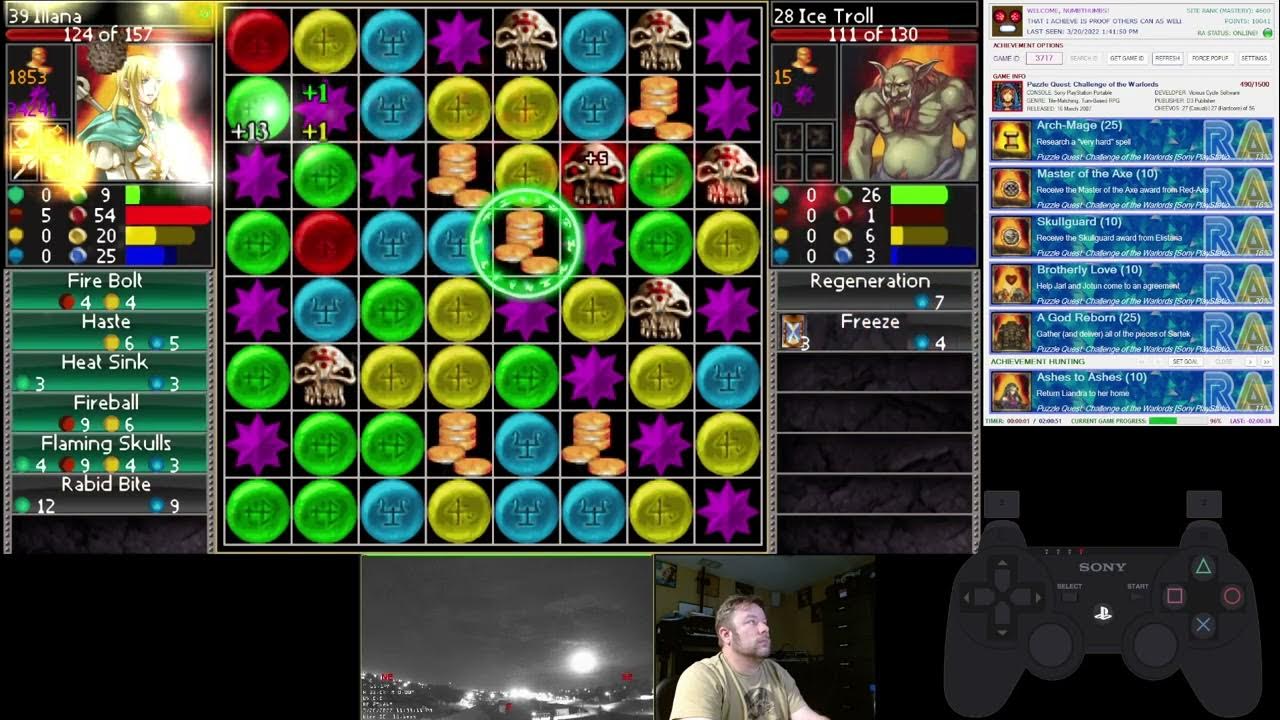 Retro Achievements Puzzle Quest PSP YouTube