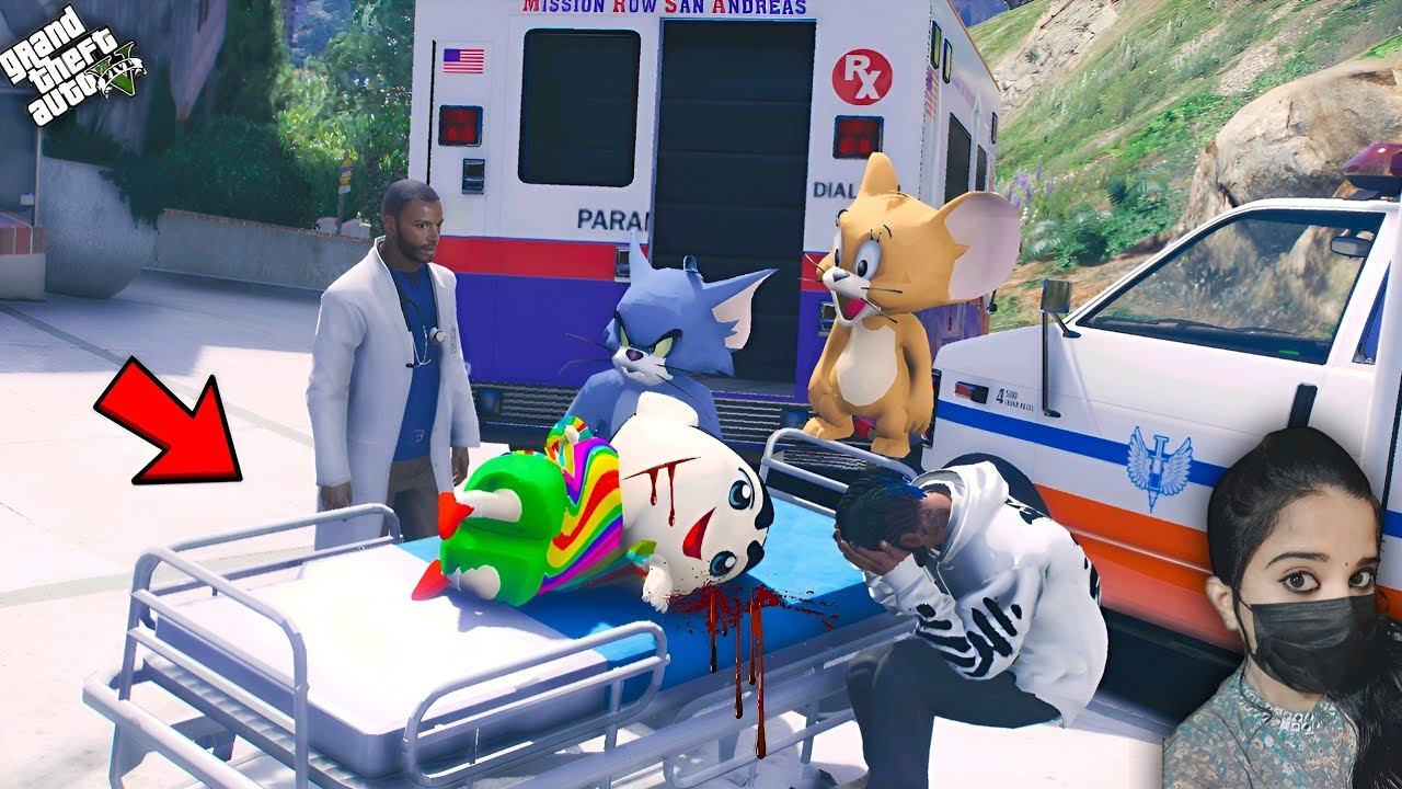 Shinchan Almost Died | Franklin Got His Last Wish (Tom&Jerry) - GTA 5 #125