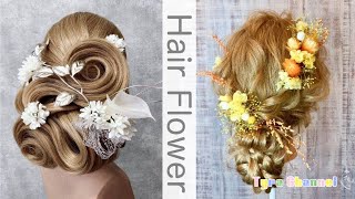 神業！気持ちいい！トップヘアアーティストのヘアアレンジまとめ - フラワーアーティストと共演 - Hair Flower - Amazing Hairstyles 2019