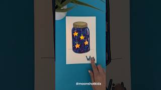 DIY “Wish jar” interactive light-up card . Easy and fun paper circuit craft idea for beginners.
