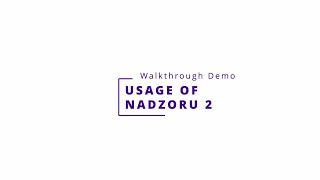 Nadzoru2 Walkthrough Demo