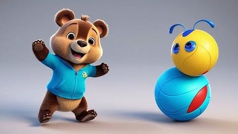 Four Bouncy Balls Go Big and Small | Fun Counting and Size Song for Kids | Learn Big and Small