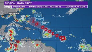 Tracking The Tropics: Tropical Storm Cindy has formed