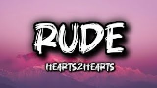 Hearts2Hearts - RUDE! (Lyrics)