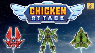 Chicken Attack Galaxy Shooter Gameplay | Best Space Shooter Android Game | Gaming Housing screenshot 5