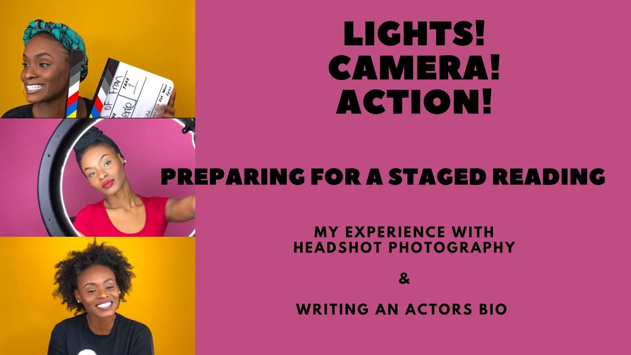 Behind the scenes Vlog Writing Your Actor's Bio & My Headshot Horror