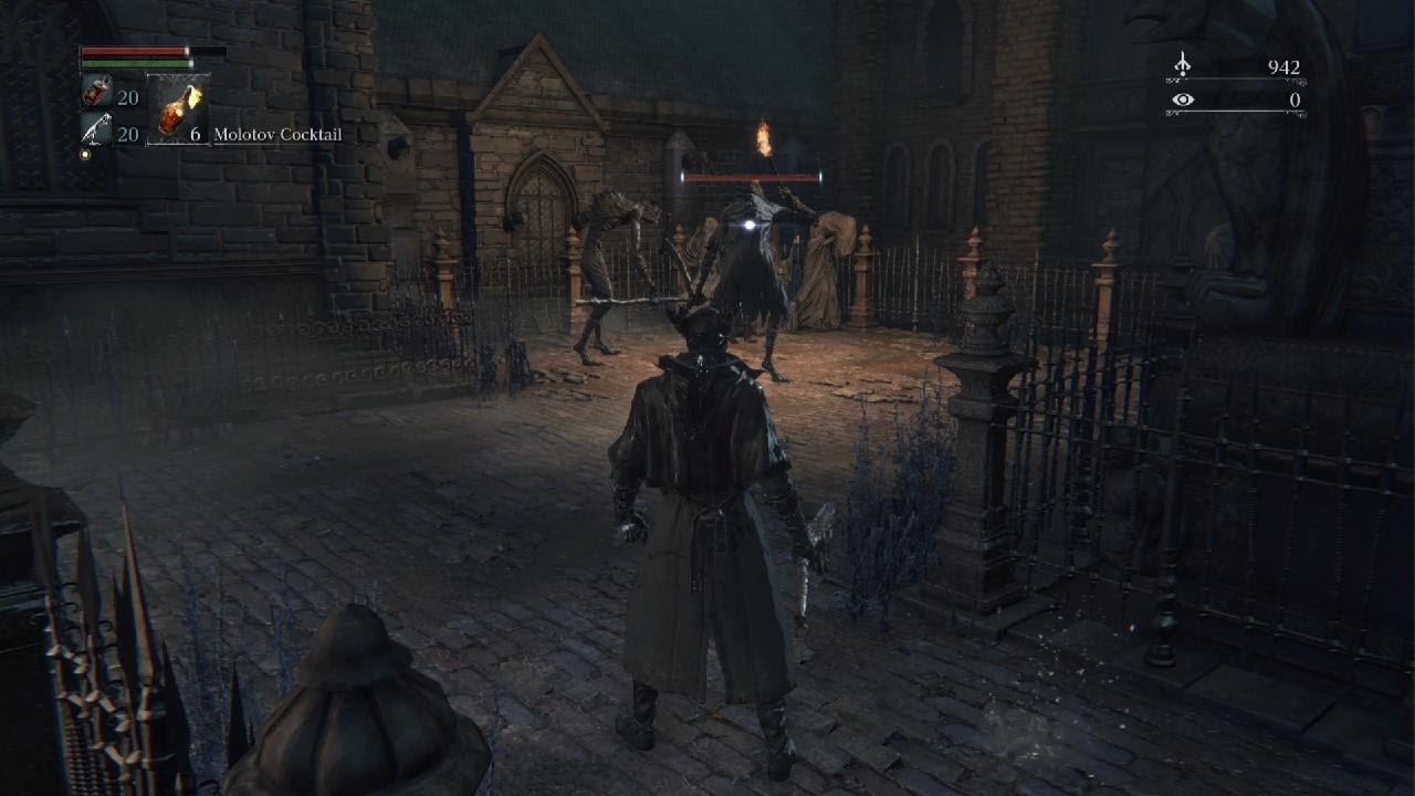What the hell, Bloodborne?! Lock-on attack on stationary target misses