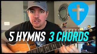 5 Classic Hymns on Guitar Using 3 Chords @acousticselection