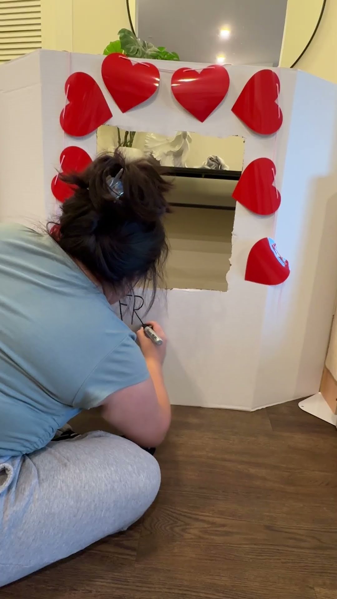 DIY Valentine's Day Kissing Booth | The Pack