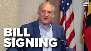 LIVE: Montgomery County executive Marc Elrich signs immigration-related bills