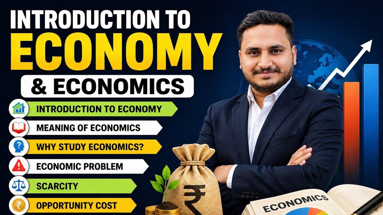 Introduction to Economy & Economics | Scarcity, Opportunity Cost & Economic Problem Explained |