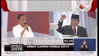 Closing Statement, Jokowi: Percayalah Pak Prabowo, Persahabatan Kita Tak Pernah Putus