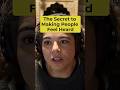The secret to making people feel heard. Interview with Celeste Headlee.