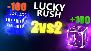 2vs2! -100 TIME MACHINE vs +100 FANTASIA | Minecraft LUCKY RUSH | baastiZockt