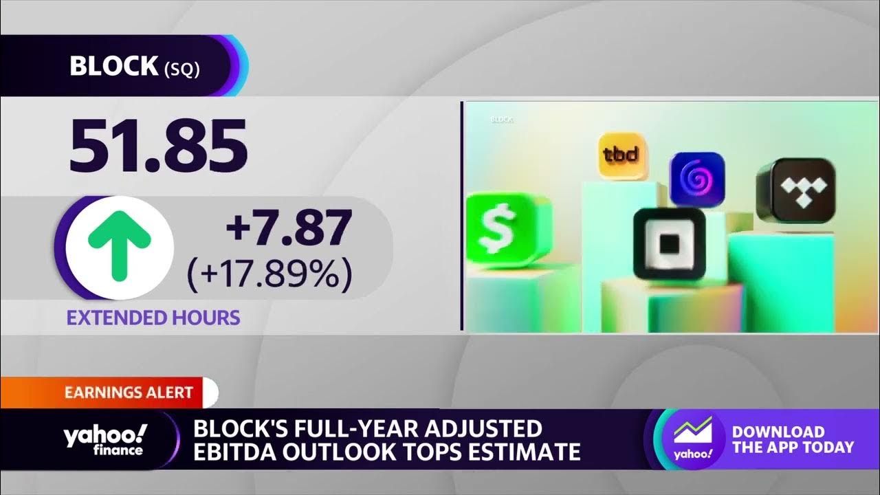 Block earnings top estimates, issues upbeat guidance. YouTube