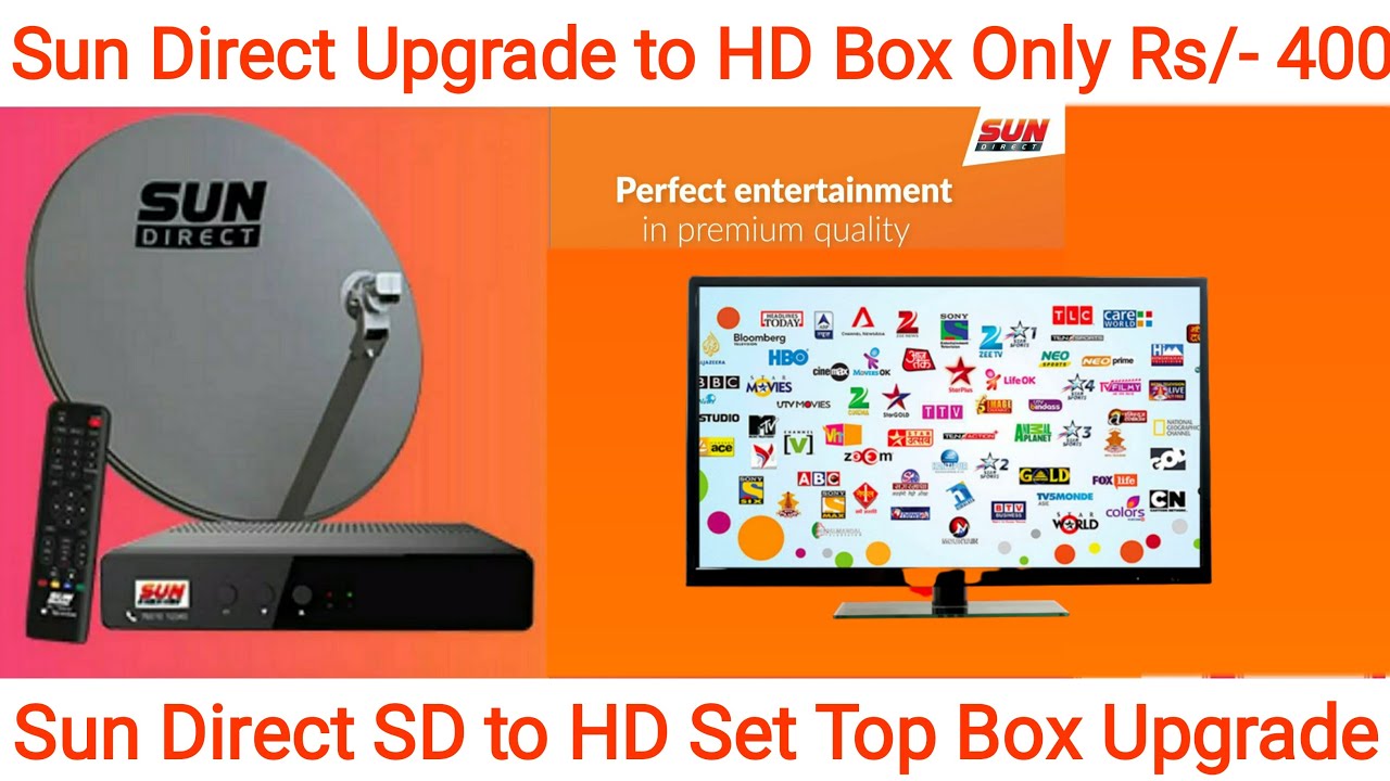 How to Upgrade Sun Direct Set Top Box | Sun Direct Upgrade Offer | Sun Direct SD to HD Upgrade