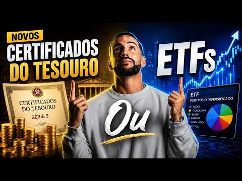 Dinheiro parado? Alternativas: Certificados do Tesouro e ETFs