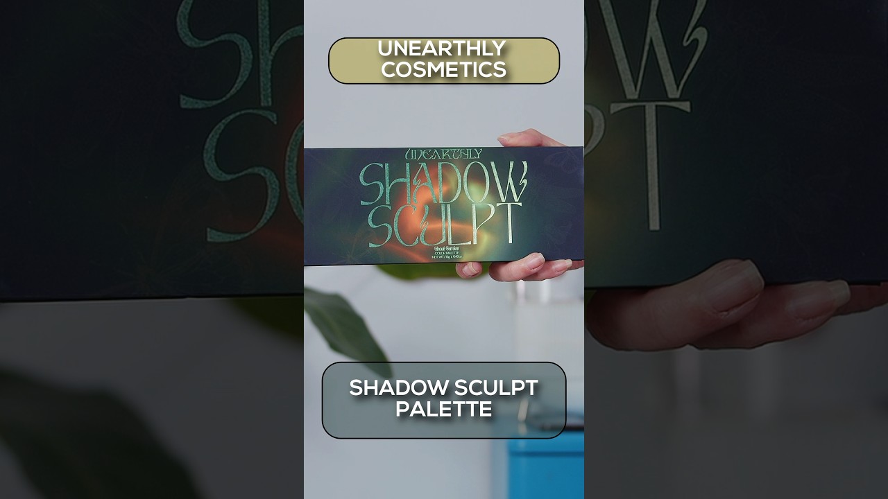 UNEARTHLY COSMETICS - Shadow Sculpt 💚 Eyeshadow Palette - Look 2