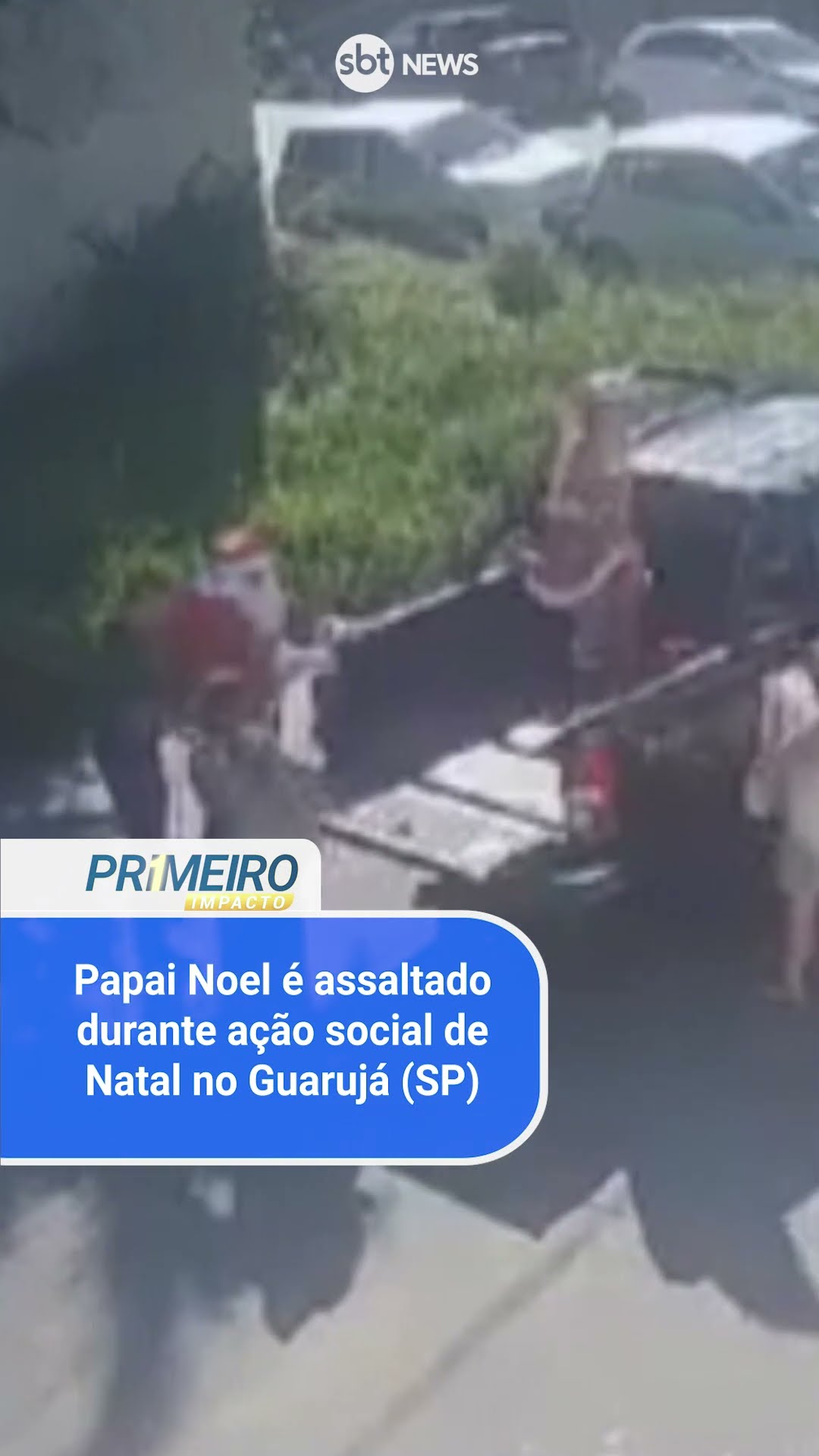 Papai Noel é assaltado durante ação social de Natal no Guarujá (SP)