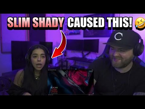 My Girlfriend's First Time Reaction to: Eminem - Renaissance [Official Audio] SHE DIDN'T KNOW LOL
