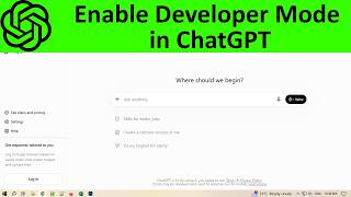 How to Enable Developer Mode in ChatGPT?
