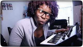 Lovers&#39; Ghetto - Angie Stone (Moog Key Bass Test)!