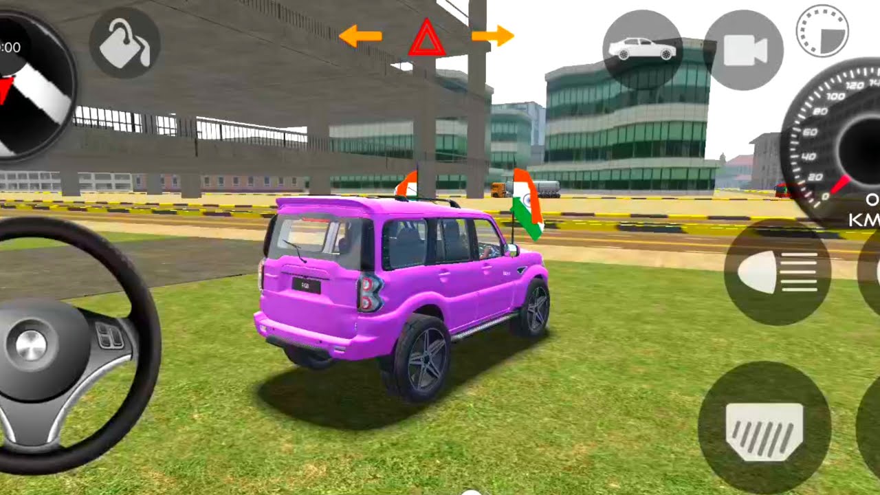Modified Mahindra Pink Scorpio Car Games: Indian Cars (Gadi Wala Game) - Car Game Android Gameplay 