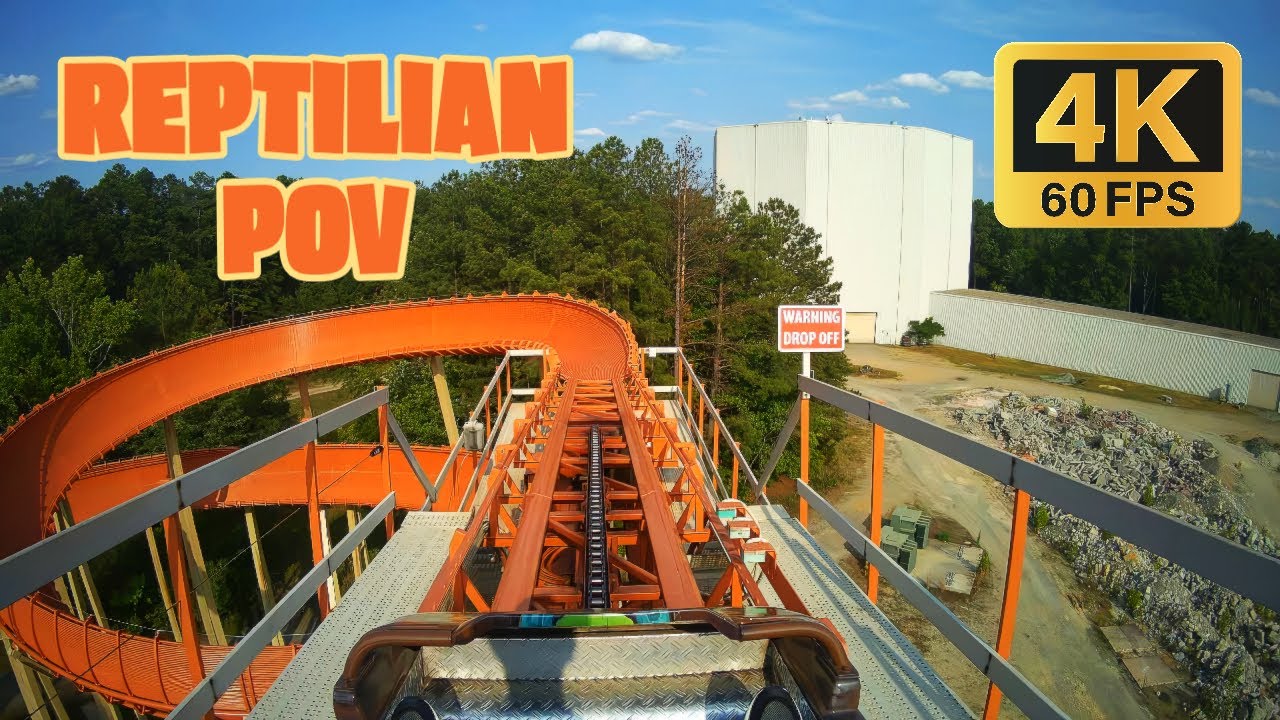 Reptilian POV at Kings Dominion Bobsled Roller Coaster YouTube