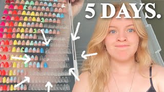 Press-On Nail Market Prep | I’m NOT Ready.