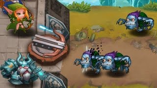 Heroes Defense: Magic Alliance TD (Warcraft Tower/Castle Defence) iOS/Android Gameplay Trailer screenshot 3