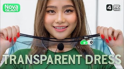 4K Transparent Sheer Dress Try On Haul | Lingerie & Mesh Dress Review | Summer Bikini Trend 2025