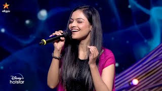 Venmegham mutta mutta..Song by #Pooja 🥁 | Semi Final | Super Singer Season 9