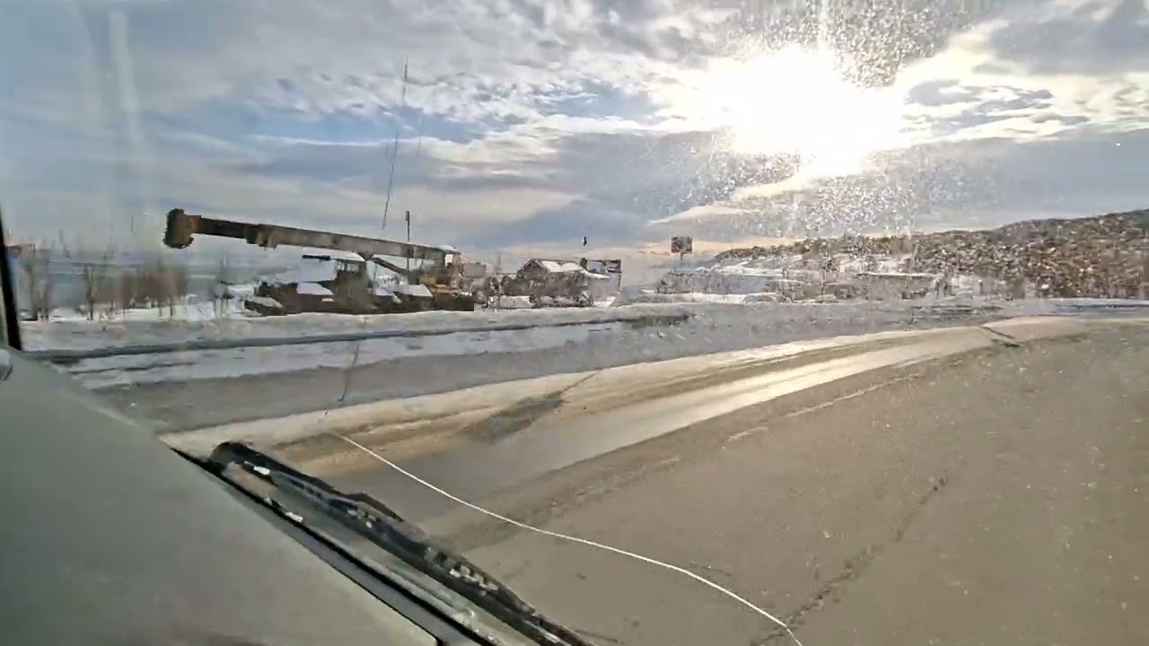 15.01.2026. Едем с Сахалина в город  порт Холмск.  Моя жизнь.