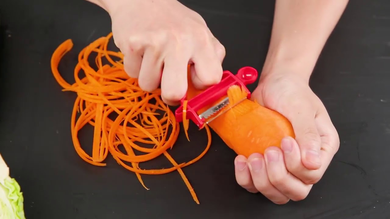 3 Pc sensemble Trio Magique Éplucheur à légumes Julienne Cutter Multi Lame Zesters Acier Inoxydable